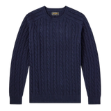 Cable-Knit Cotton Sweater