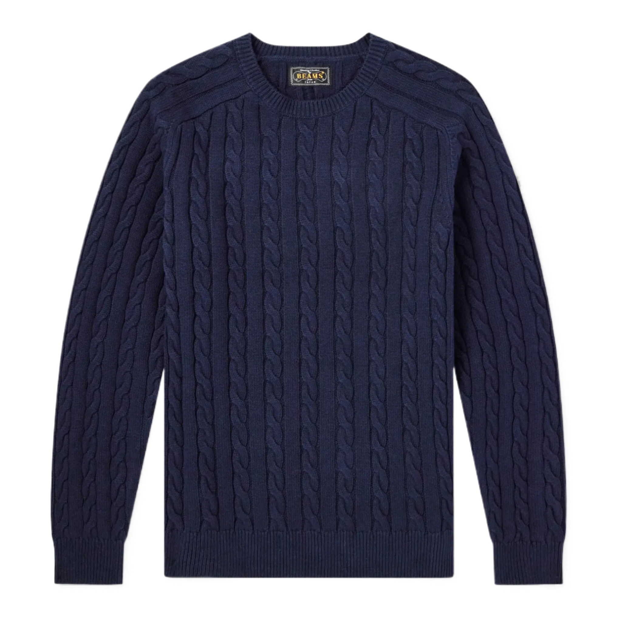 Cable-Knit Cotton Sweater