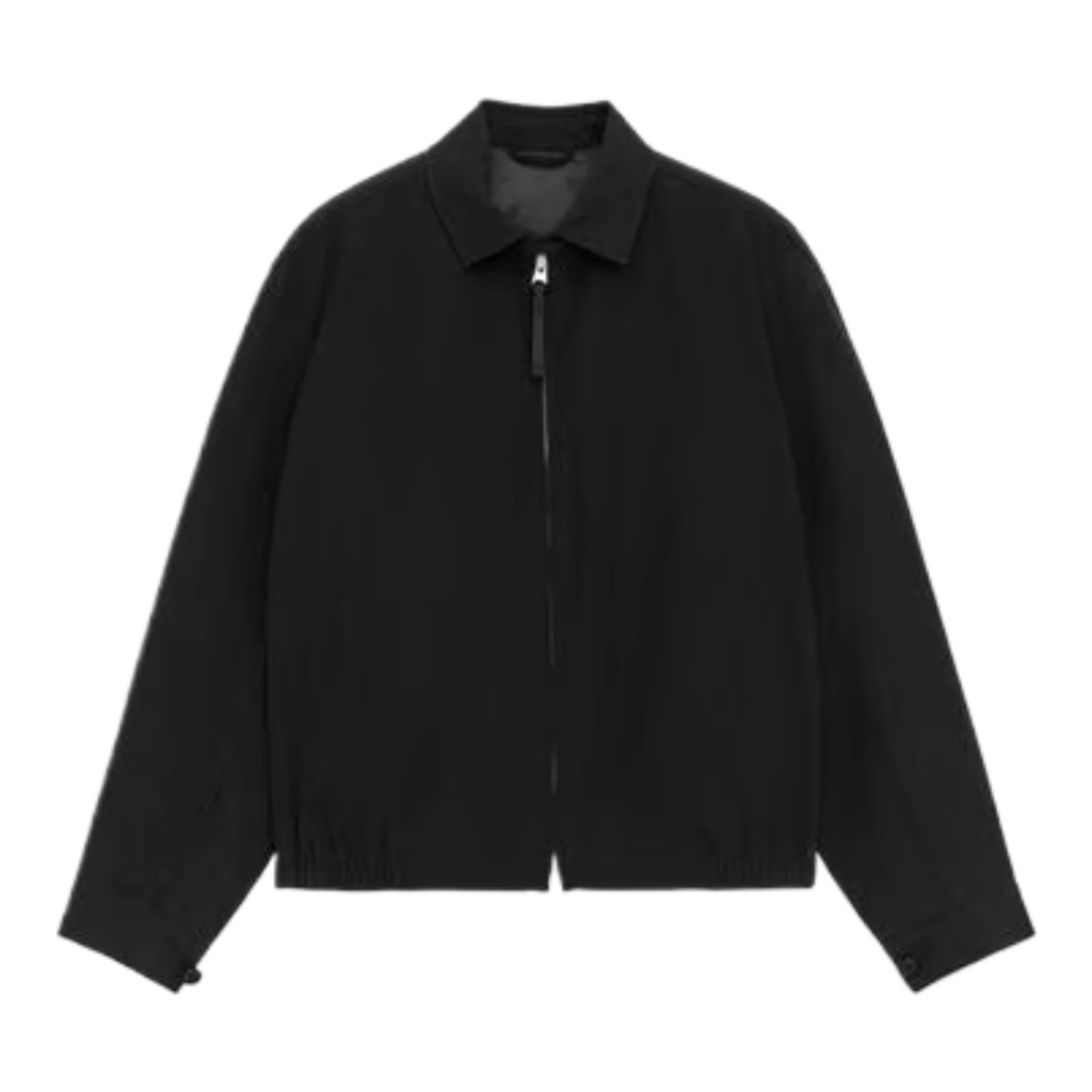 Cotton Blouson Black