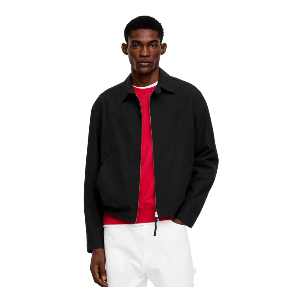 Cotton Blouson Black