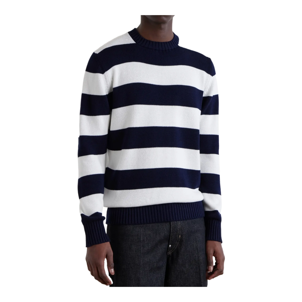 Striped Cotton Sweater