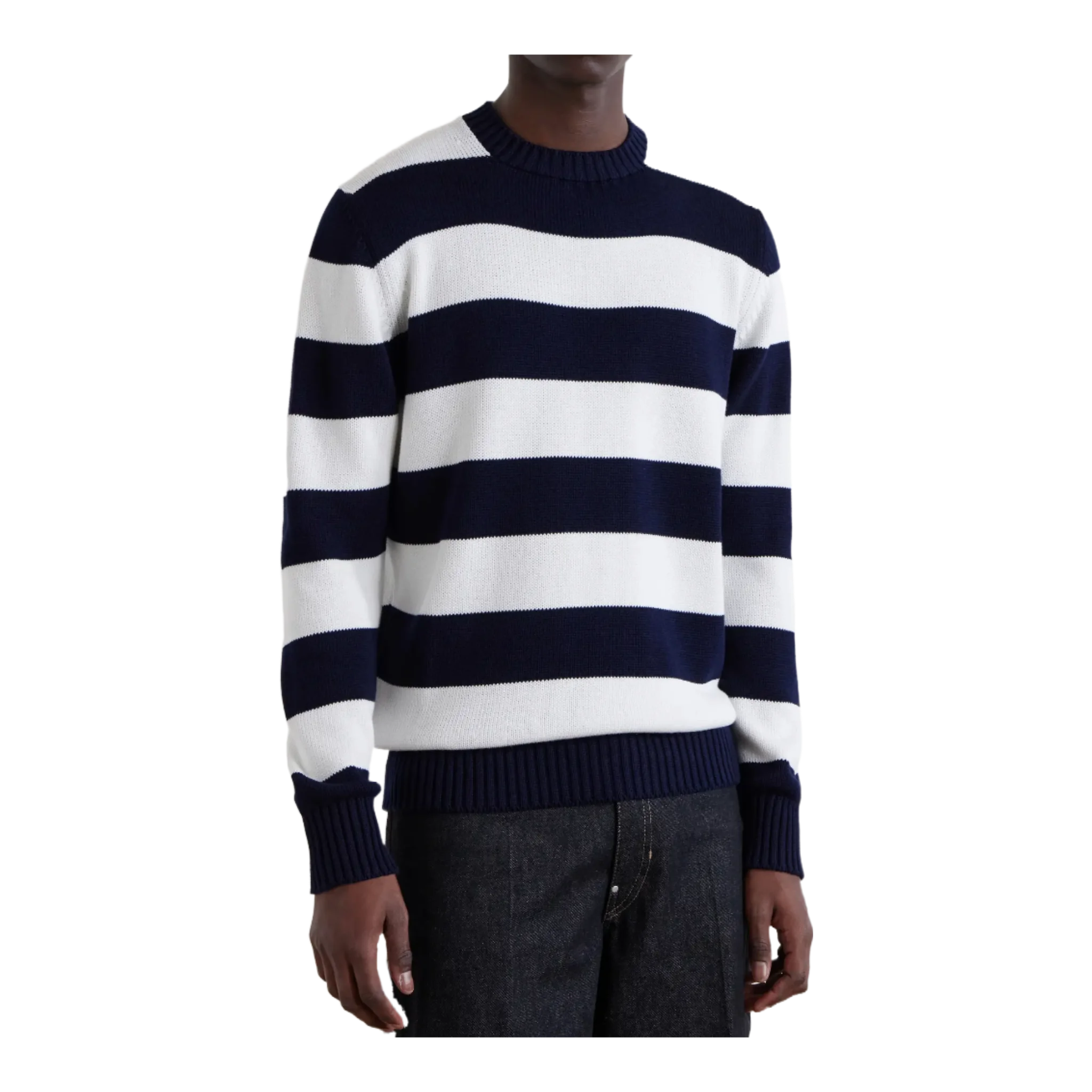 Striped Cotton Sweater