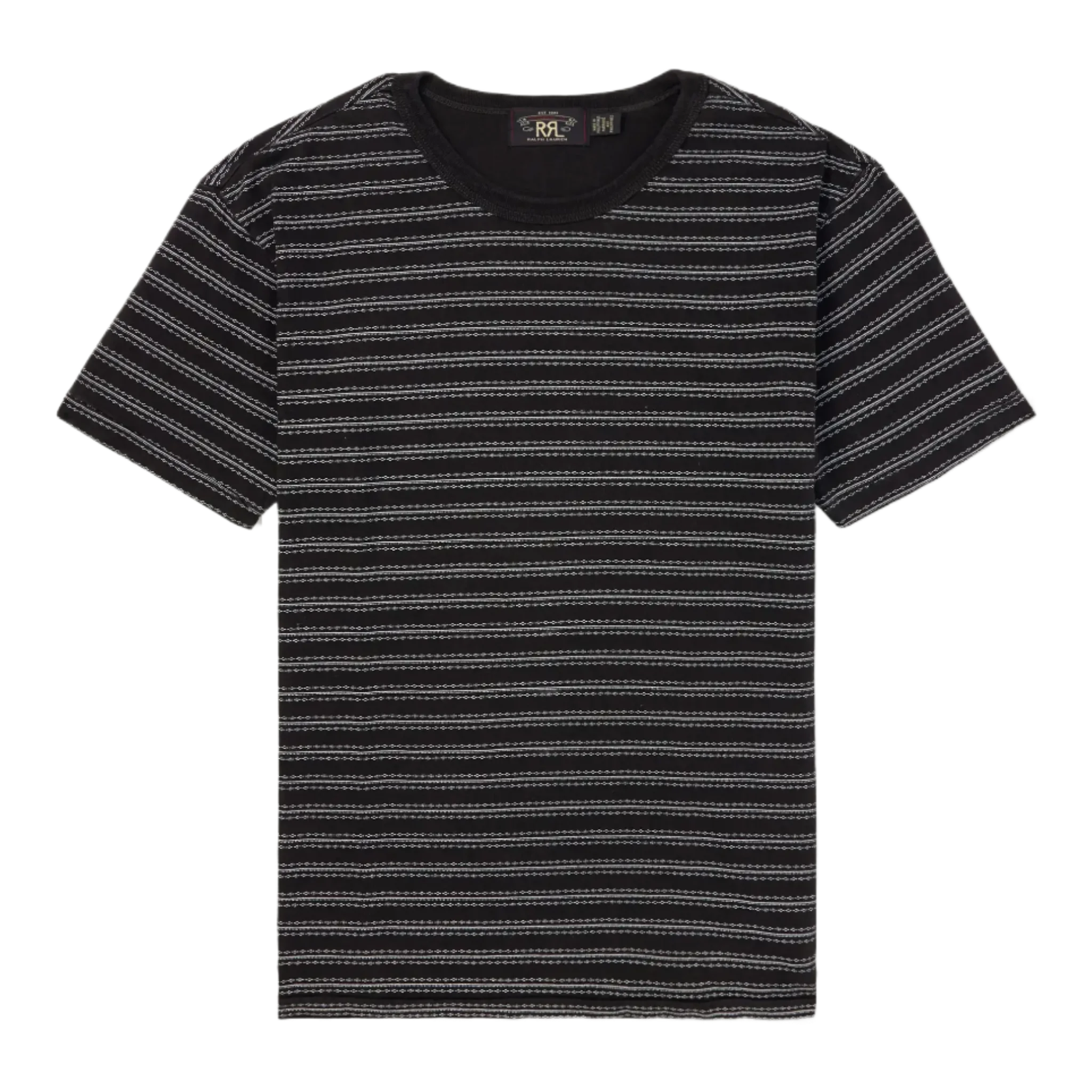 Striped Cotton-Jersey Jacquard T-Shirt