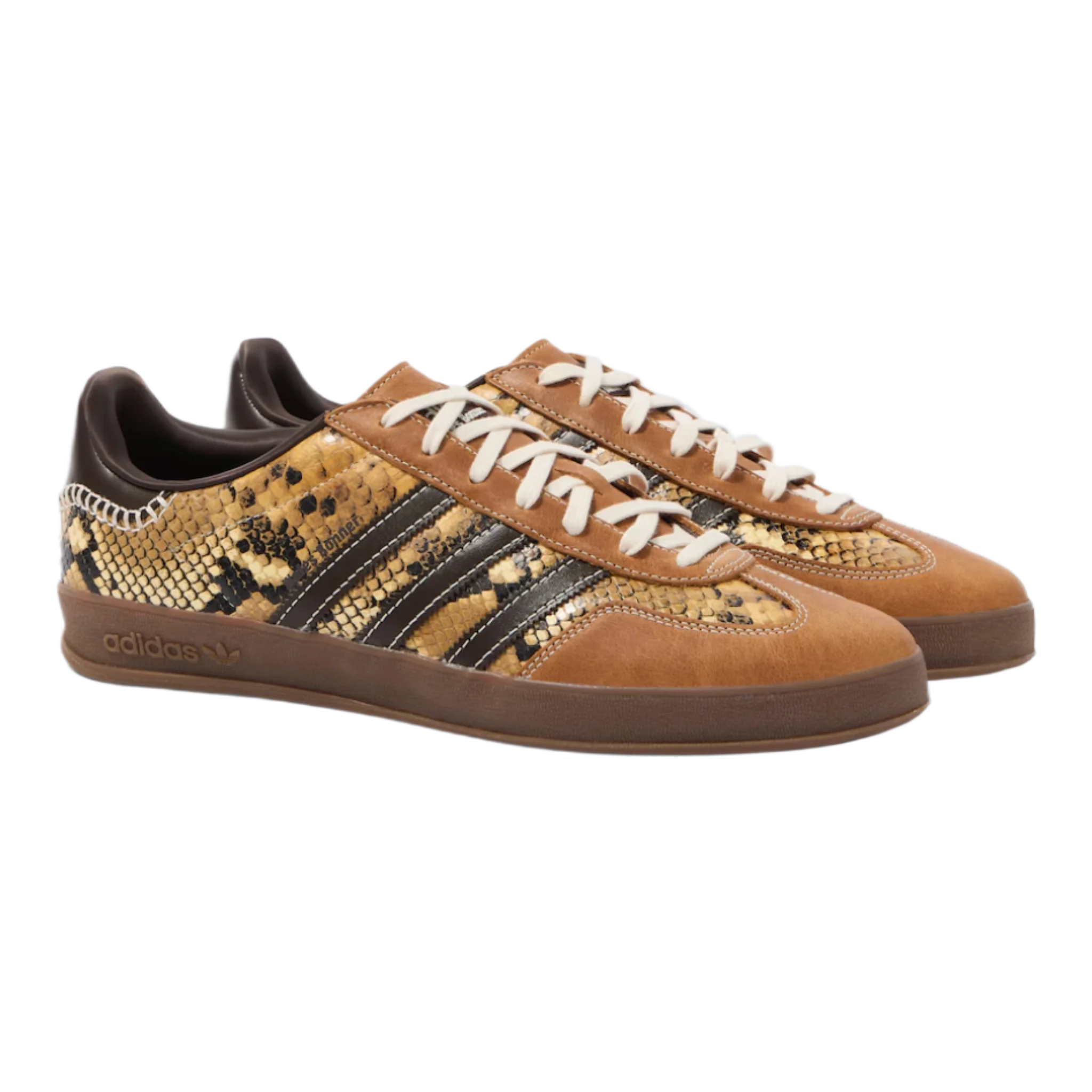 x Wales Bonner Gazelle leather sneakers