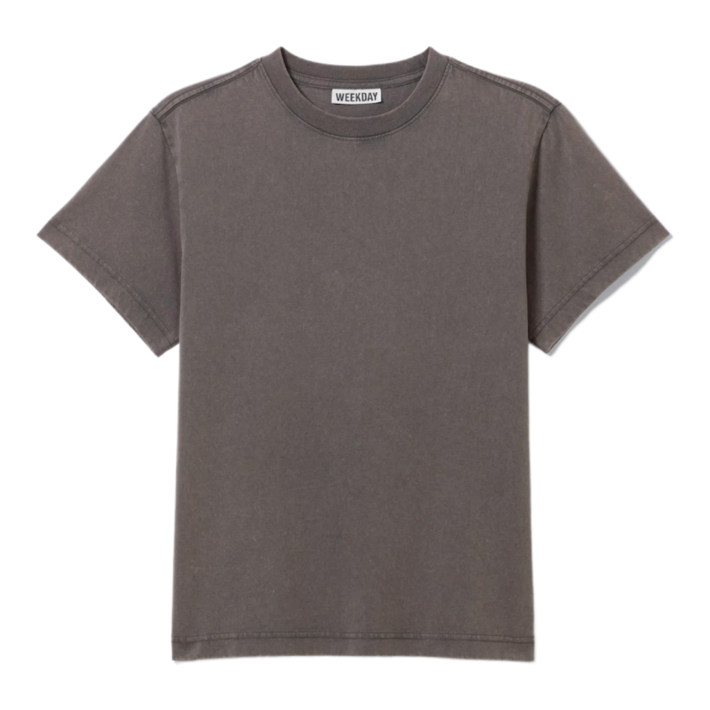 Shrunken Short-Sleeved Cotton T-Shirt