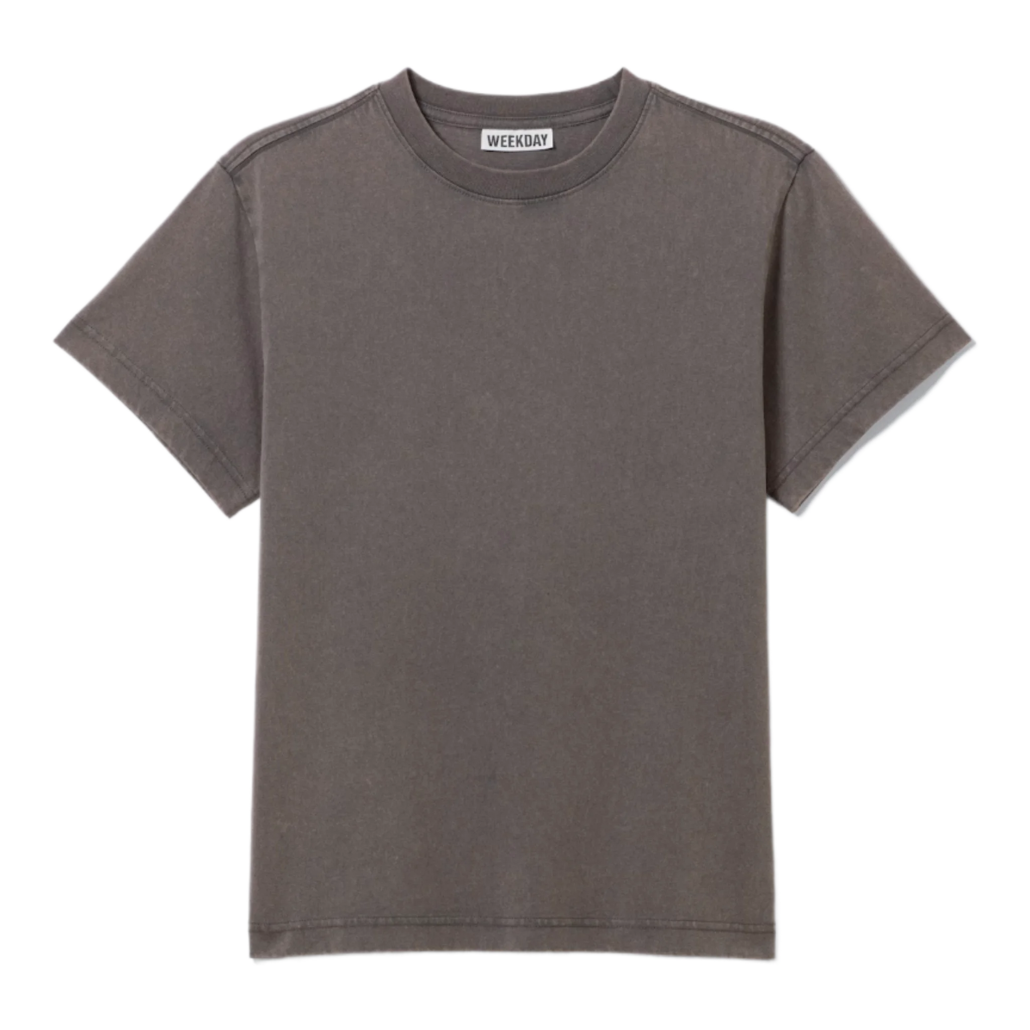 Shrunken Short-Sleeved Cotton T-Shirt