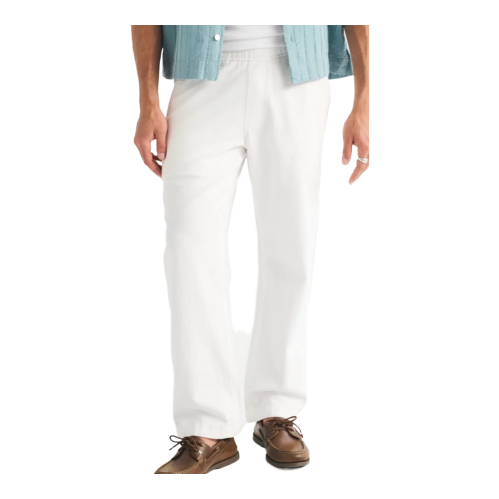 Linen-Blend Pull-On Pant