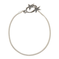 Icon Clasp sterling silver-plated bracelet