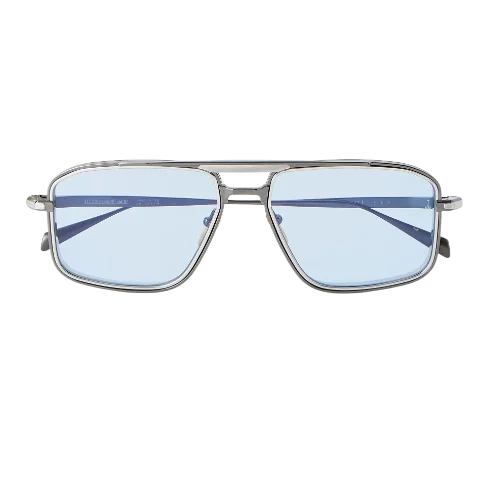 Earl Aviator-Frame Titanium Sunglasses