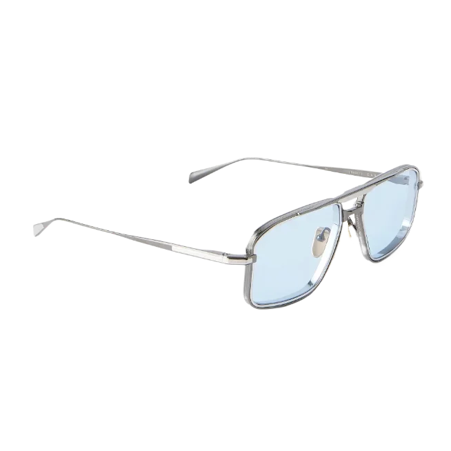 Earl Aviator-Frame Titanium Sunglasses