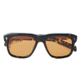 Yves Square-Frame Tortoiseshell Acetate Sunglasses