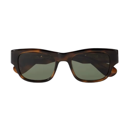 Shasta D-frame tortoiseshell acetate polarized sunglasses
