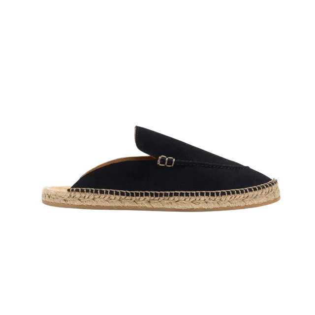 Manuel Blue Suede Espadrilles