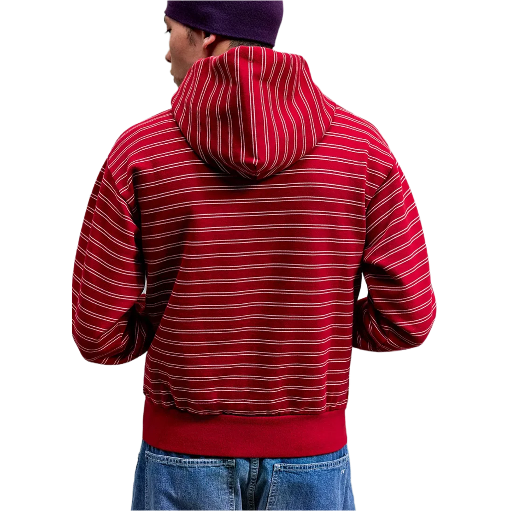 Mini Stripe Zip-Through Hoodie