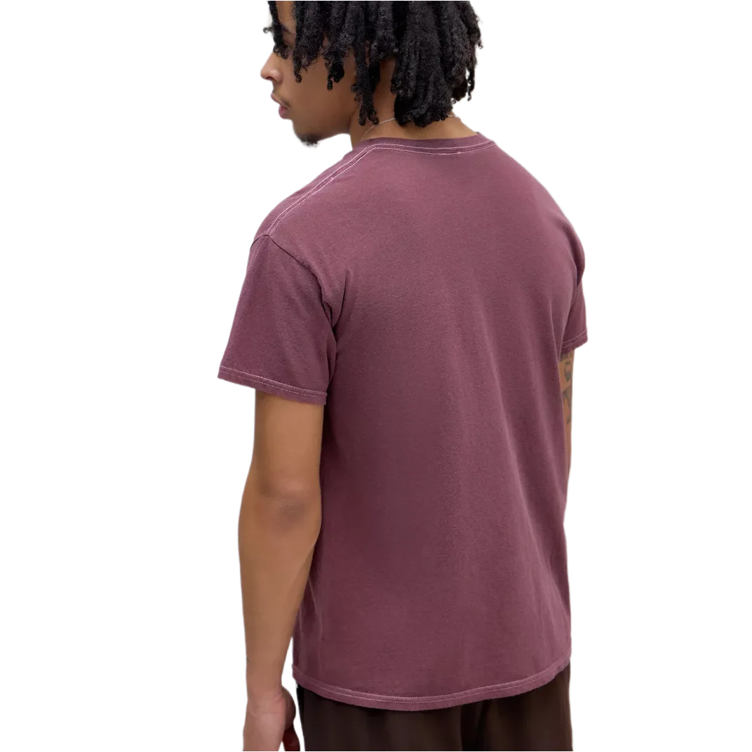 UO Burgundy Drop Out Graphic T-Shirt
