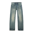Anti Unisex Low Waist Regular Straight Jeans