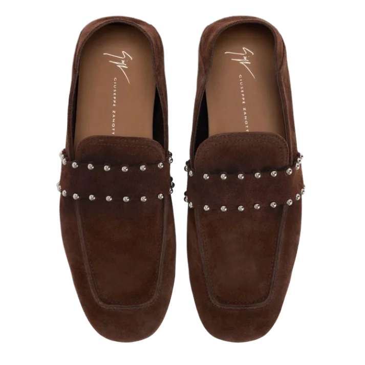 Rupert Studs Suede Loafers