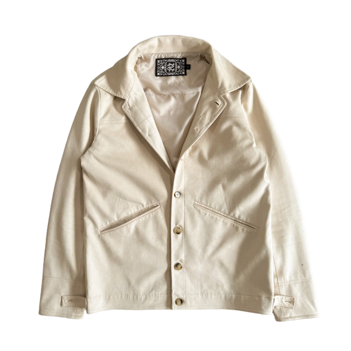 Villa Cream Suede Jacket V2