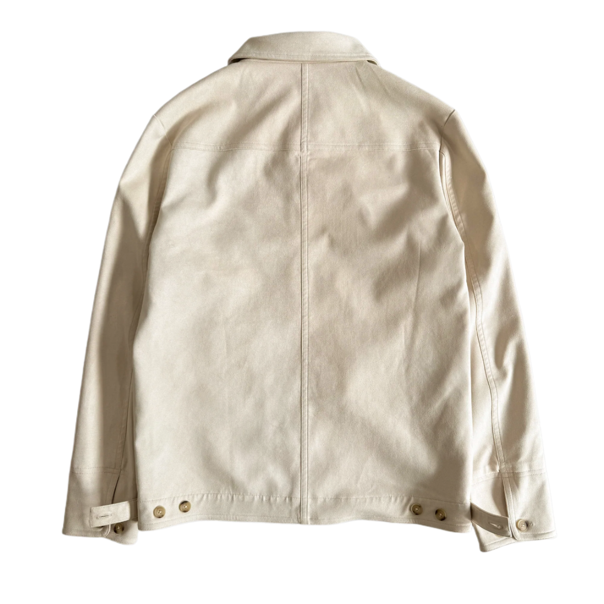 Villa Cream Suede Jacket V2