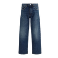 Sunflower Blue Relaxed Fit Cotton Jeans
