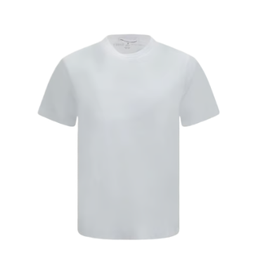 White Cotton Sportswear T-Shirt