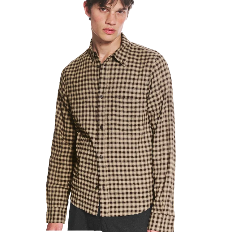 Structured Long Sleeve Buttoned Shirt