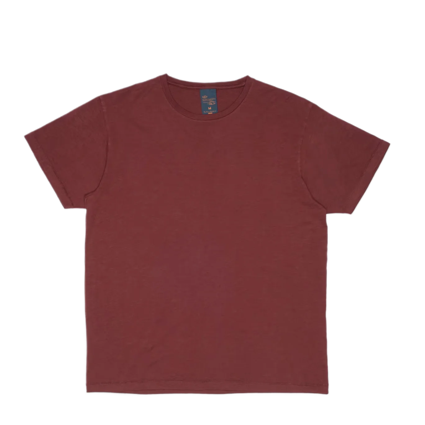 Roffe Slub T-Shirt Burgundy