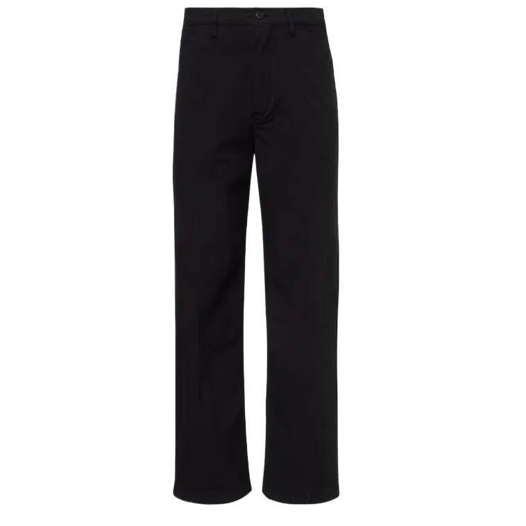 Cotton Straight-Leg Pants