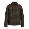 Plaid Flannel Zip-Up Jacket