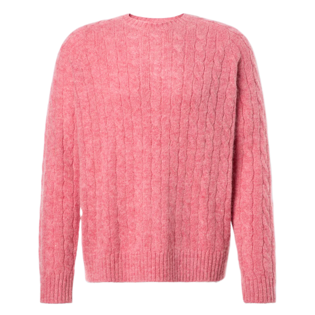 Cable-knit sweater