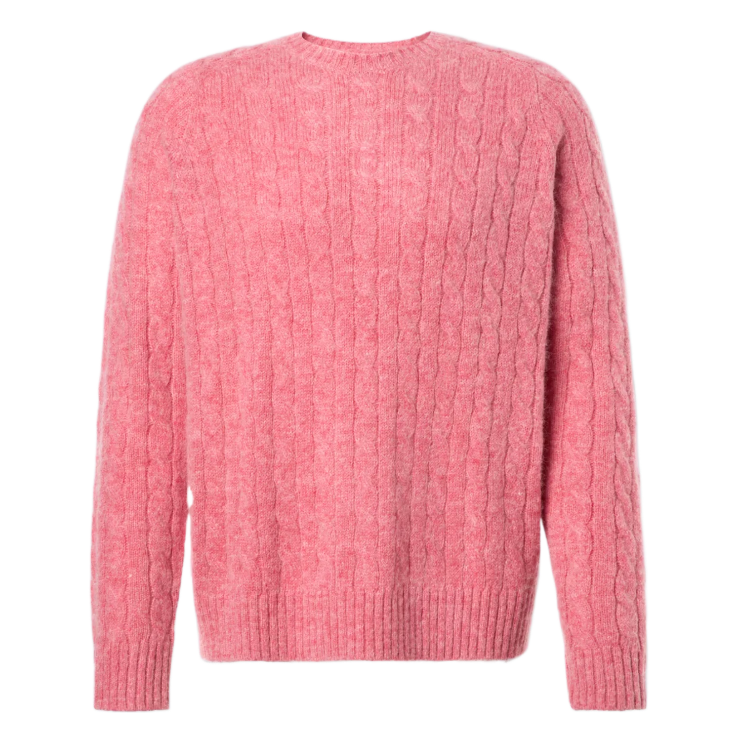Cable-knit sweater