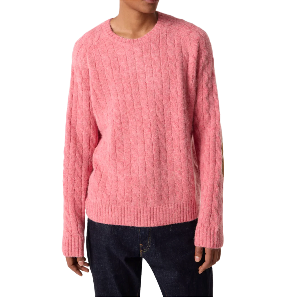 Cable-knit sweater