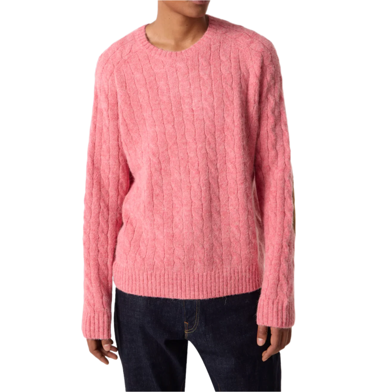 Cable-knit sweater