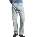 Space Mid Waist Relaxed Straight Jeans