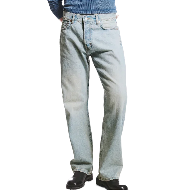 Space Mid Waist Relaxed Straight Jeans