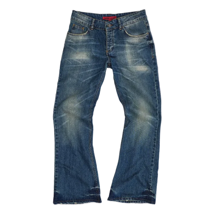 Jude Blue Mid Wash Bootcut Jeans