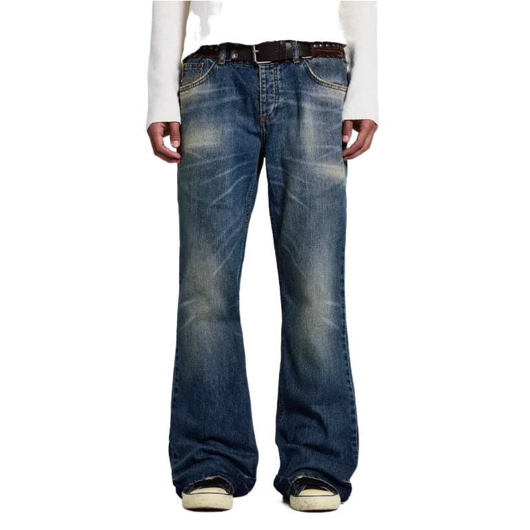 Jude Blue Mid Wash Bootcut Jeans