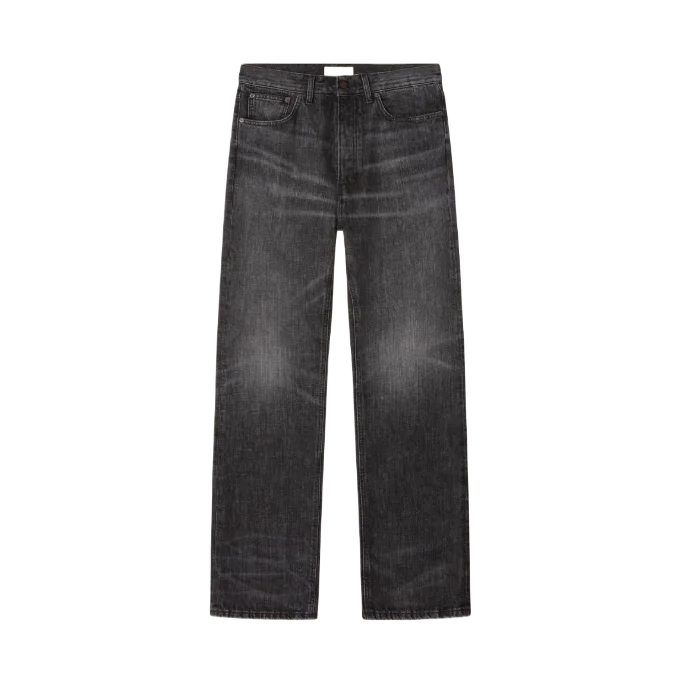 Vega Black Righe Jeans