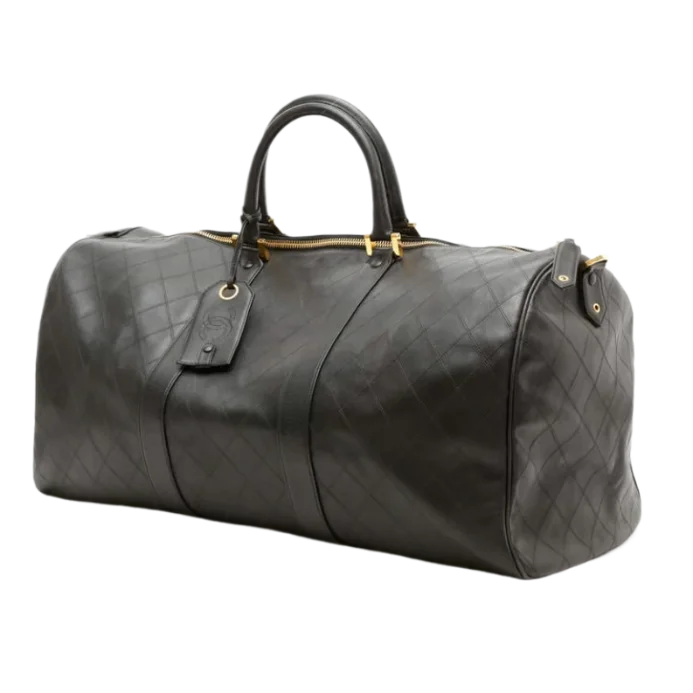 Diamond Stitch Quilted Weekend Bag