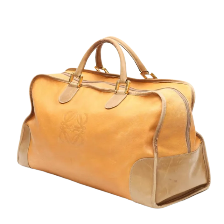 Leather Amazona Boston Bag