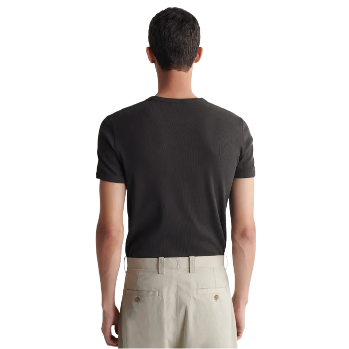 Slim-Fit Ribbed Cotton T-Shirt
