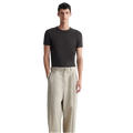 Slim-Fit Ribbed Cotton T-Shirt