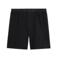 Ribbed Knit Cotton Jersey Shorts