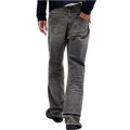 Washed Black Drainpipe Straight Leg Jeans