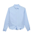 Cotton Shirt with Triangle Logo