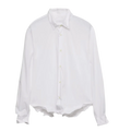 Cotton Shirt with Triangle Logo
