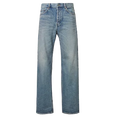 Faded wide-leg jeans