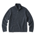 Loom Asymmetric Zip-Through Jumper