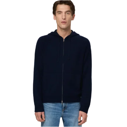 Men's Cashmere Zip Hoodie