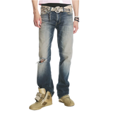 STRUGGLE LOW WAIST SLIM BOOTCUT JEANS